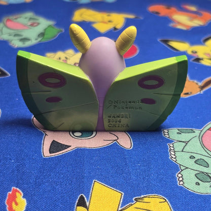 Pokemon Dustox  Figure Finger Puppet 2004 Nintendo Bandai PVC Vintage Japan USA