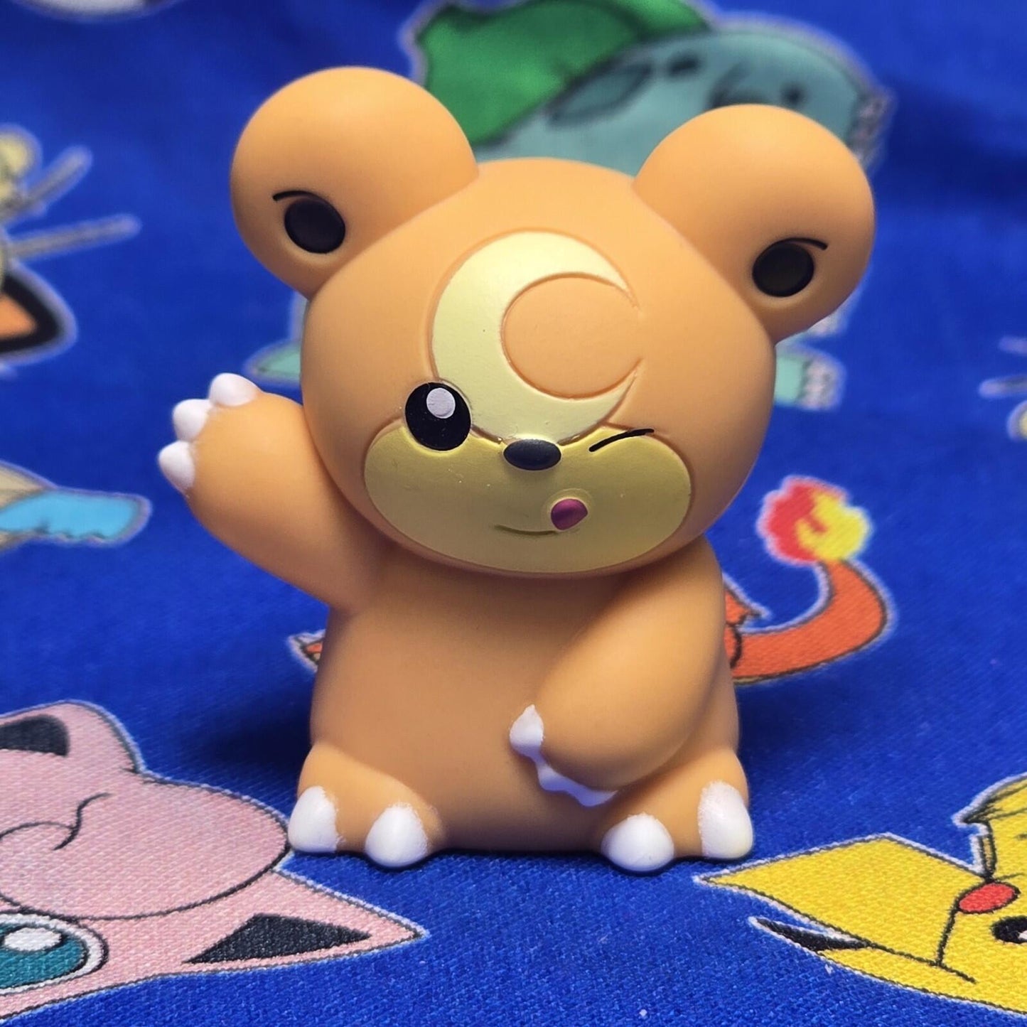 Pokemon Teddiursa Figure Finger Puppet 2025 Nintendo PVC Bandai Japan USA Seller
