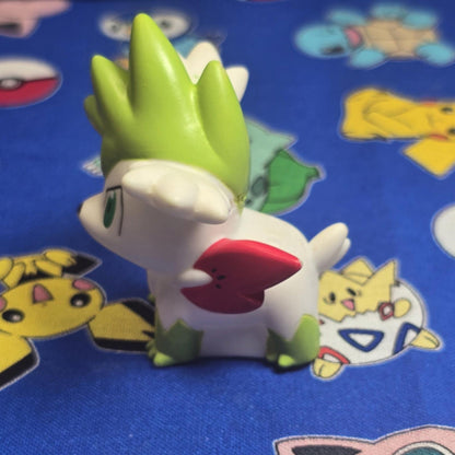 Pokemon Shaymin Sky Figure Finger Puppet 2008 Nintendo Bandai Japan USA Seller