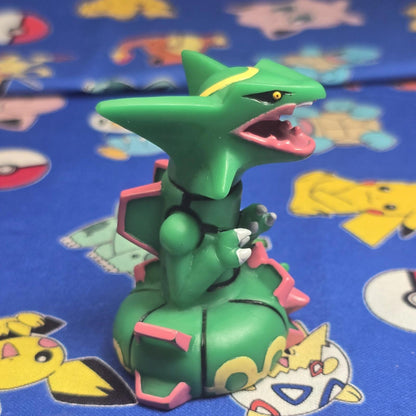 Pokemon Rayquaza Figure Finger Puppet 2004 Nintendo Bandai PVC Vintage Japan USA