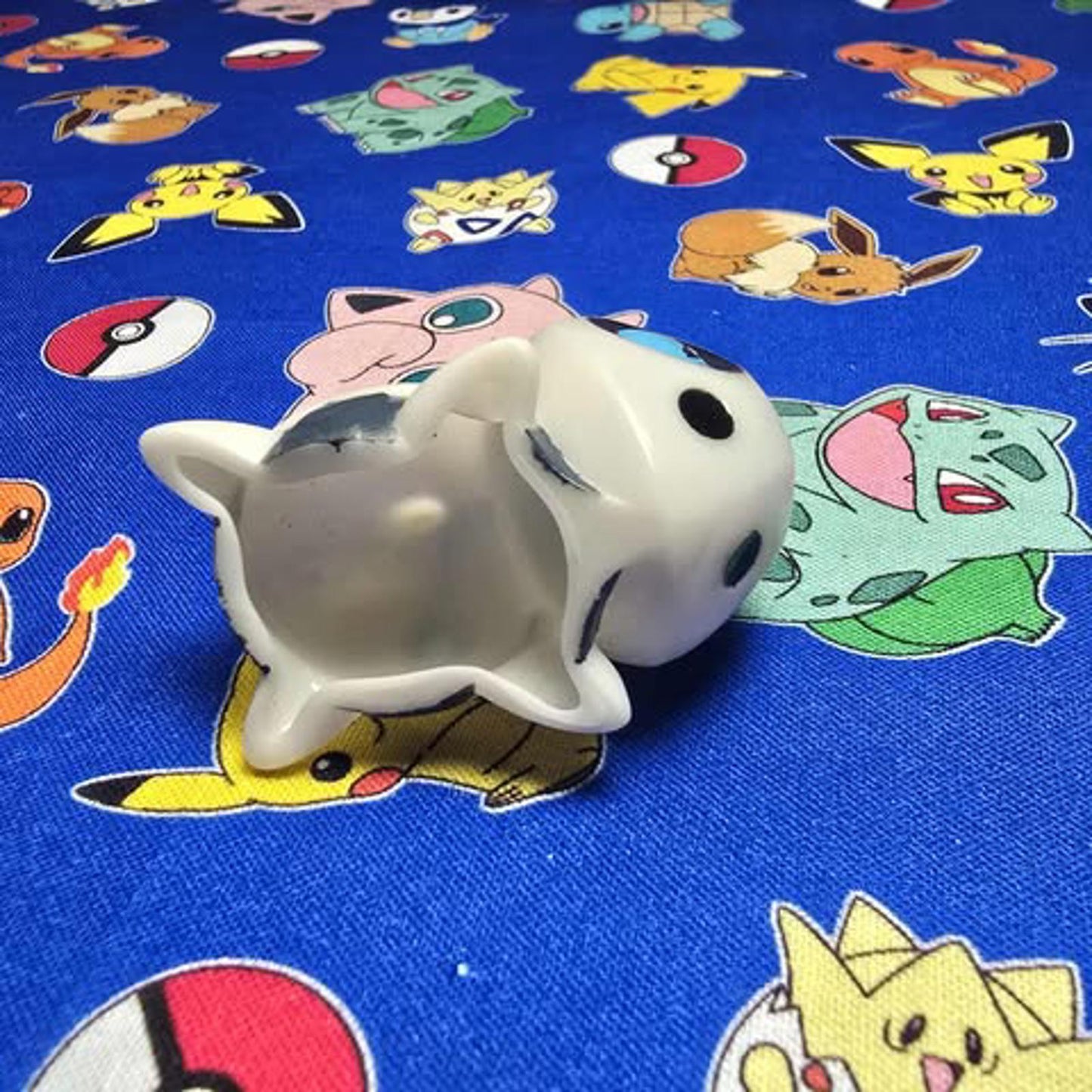 Pokemon Aron Figure Finger Puppet 2004 All Nintendo Bandai PVC Japan Vintage USA