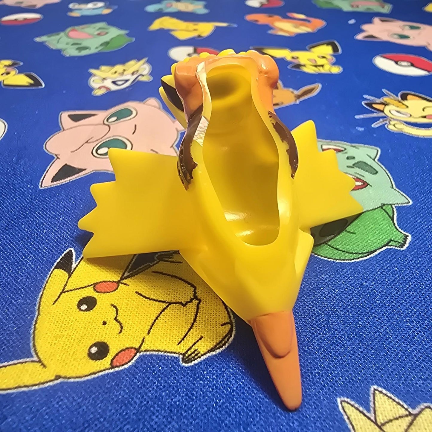 Pokemon Zapdos Figure Finger Puppet 2007 Nintendo Bandai PVC Japan USA Seller