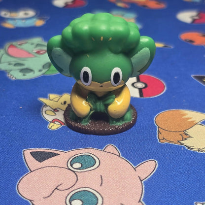 Pokemon Pansage Figure Finger Puppet 2011 Nintendo Bandai PVC Japan USA Seller