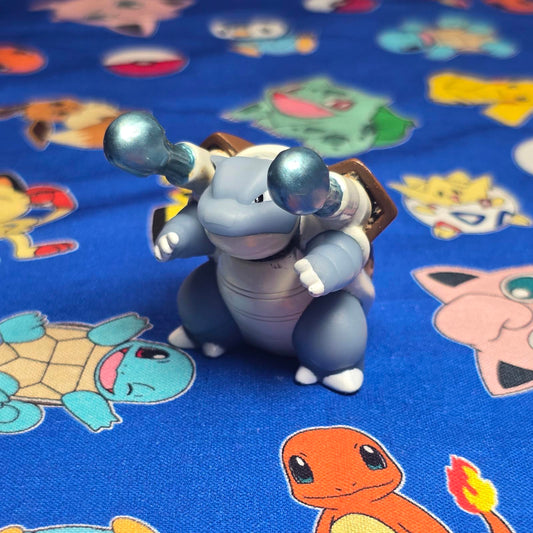 Pokemon Blastoise Figure Finger Puppet 2006 Nintendo Bandai PVC Japan USA Seller
