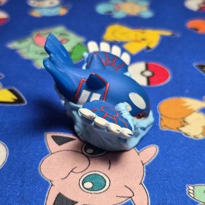 Pokemon Kyogre Figure Finger Puppet 2006 Nintendo PVC Japan Bandai USA Seller