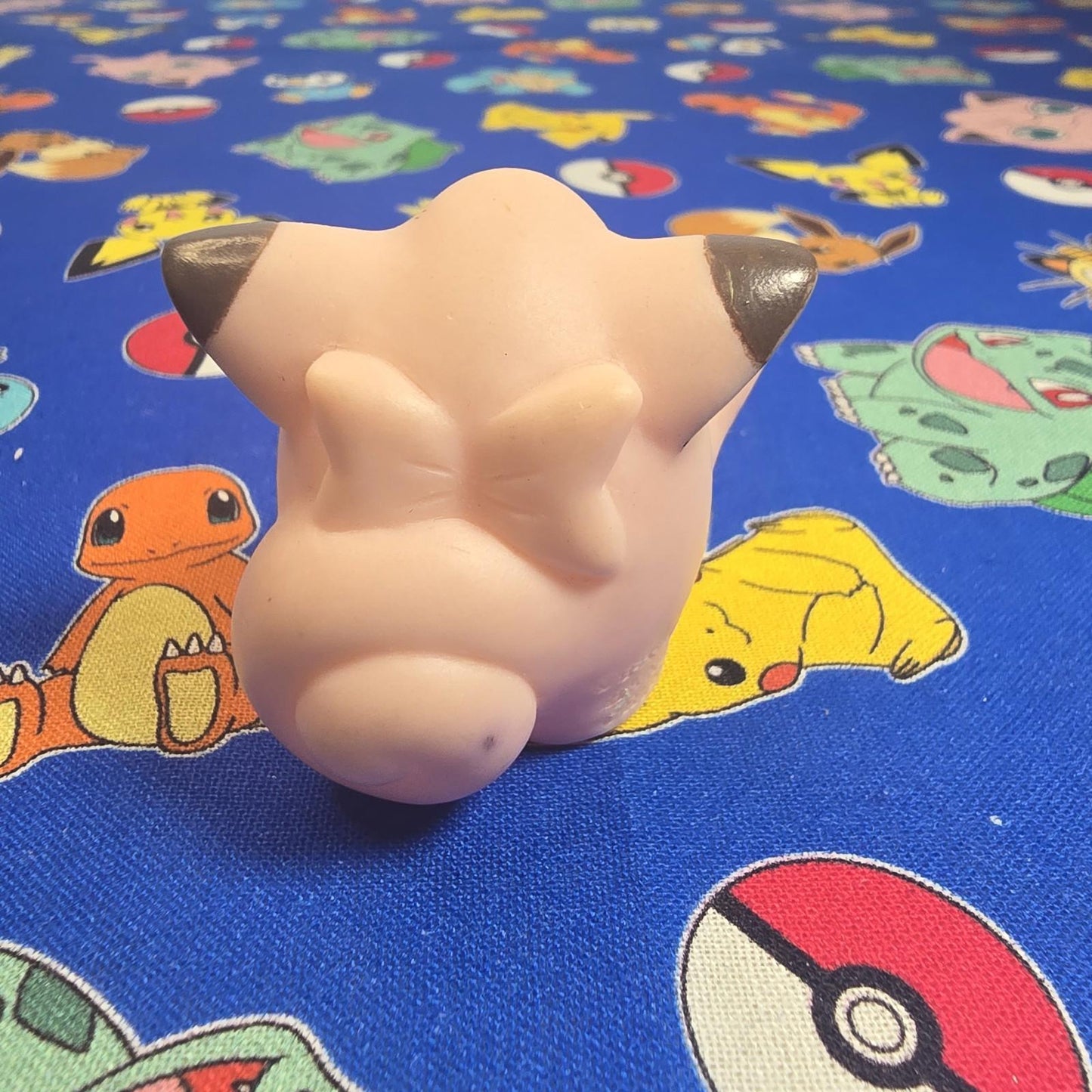 Pokemon Clefairy Figure Finger Puppet 1999 Nintendo Bandai PVC Vintage Japan USA
