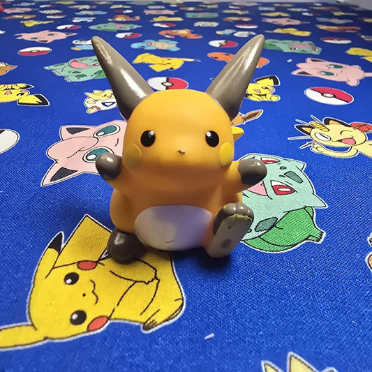 Pokemon Raichu Figure Finger Puppet 2006 Nintendo Bandai PVC Japan US Seller