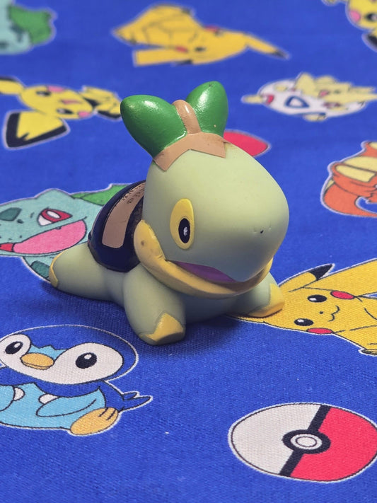 Pokemon Turtwig Figure Finger Puppet 2006 Nintendo Bandai PVC Japan USA Seller