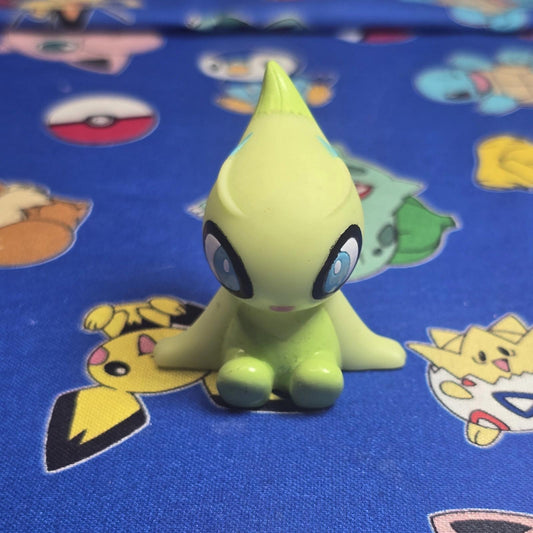 Pokemon Celebi Figure Finger Puppet 2010 Nintendo Bandai PVC Japan USA Seller