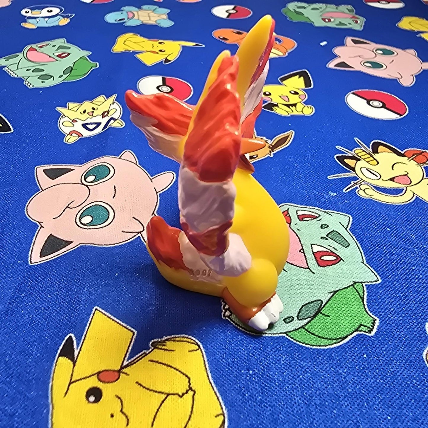 Pokemon Moltres Figure Finger Puppet 2007 Nintendo Bandai PVC Japan US Seller