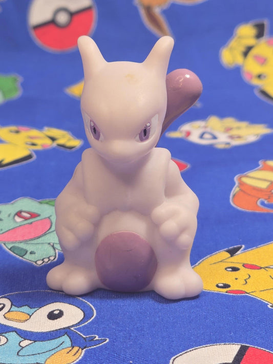 Pokemon Mewtwo Figure Finger Puppet 2013 Nintendo Bandai PVC Japan USA Seller