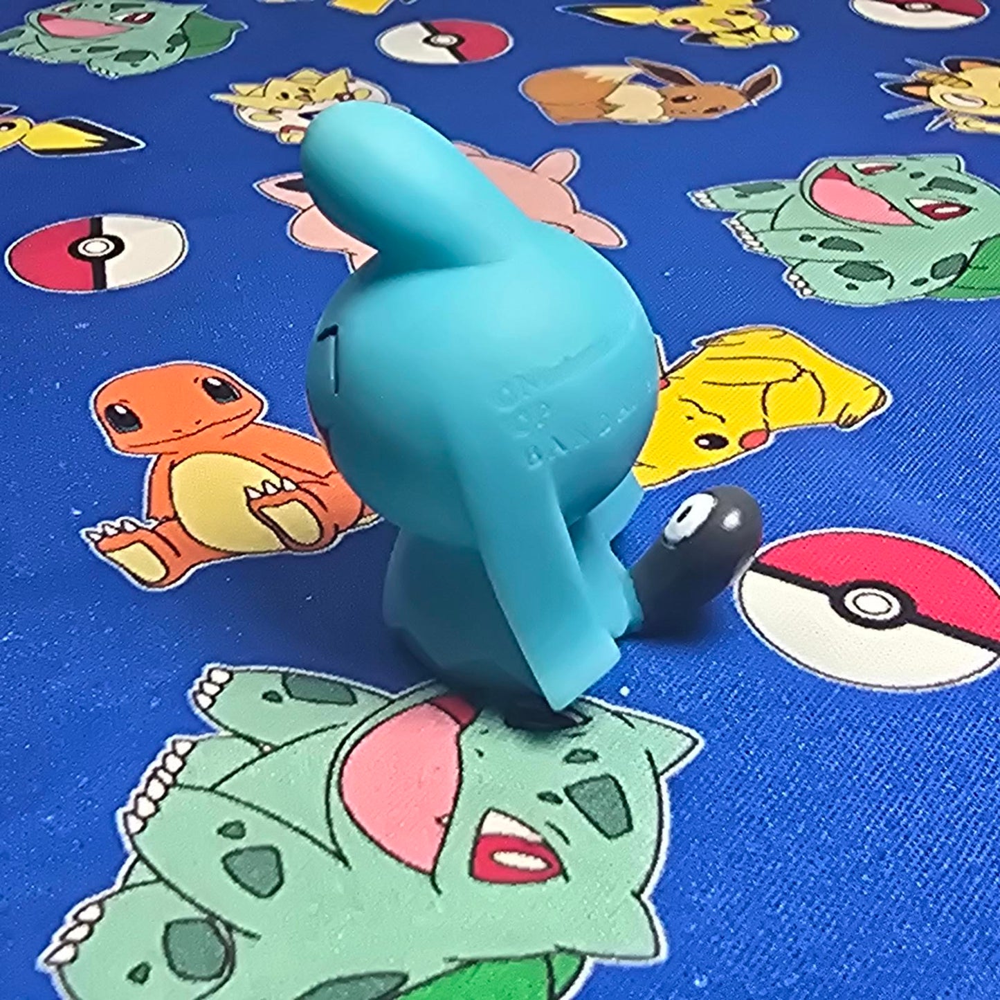 Pokemon Wynaut Figure Finger Puppet 2002 Nintendo Bandai PVC Vintage Japan USA