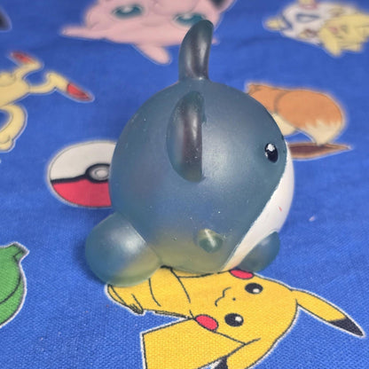 Pokemon Marill Clear Figure Finger Puppet 1999 Nintendo Bandai Vintage Japan USA