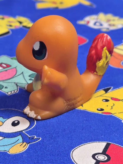 Pokemon Charmander Figure Finger Puppet 2005 Nintendo Bandai Vintage Japan USA