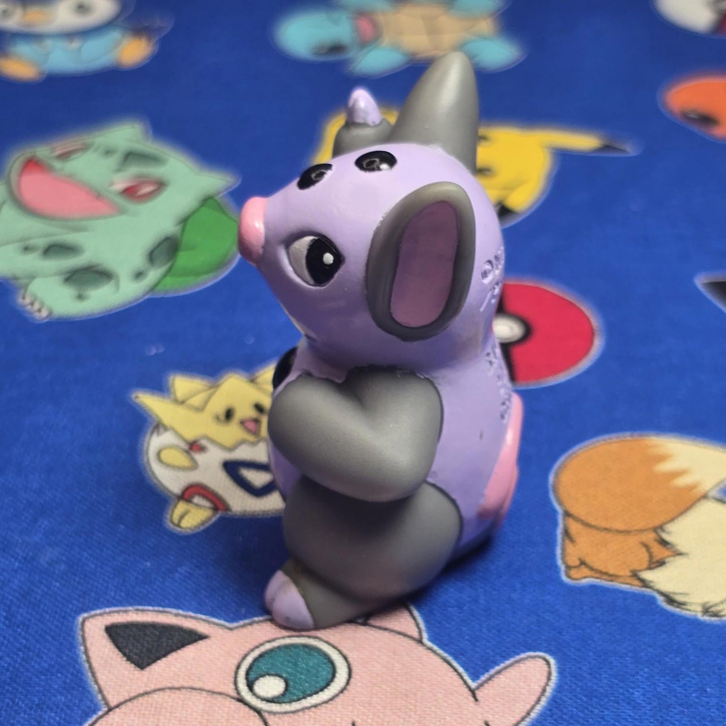 Pokemon Grumpig Figure Finger Puppet 2004 Nintendo Bandai PVC Vintage Japan USA