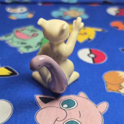 Pokemon Mewtwo Figure Finger Puppet 1998 Nintendo Bandai PVC Vintage Japan USA