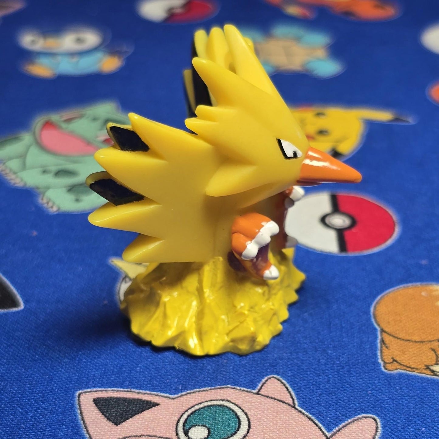 Pokemon Zapdos Figure Finger Puppet 2012 Nintendo Bandai PVC Japan USA Seller