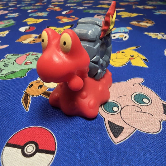 Pokemon Magcargo Figure Finger Puppet 2001 Nintendo Bandai PVC Vintage Japan US