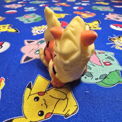 Pokemon Arcanine Figure Finger Puppet 1997 Bandai Nintendo PVC Vintage US Seller