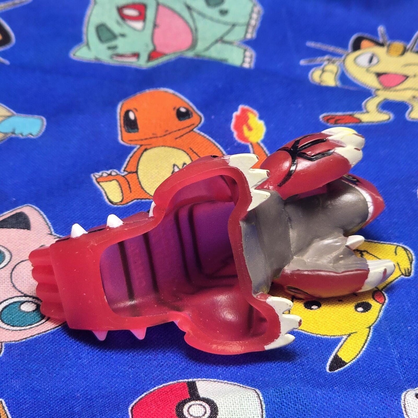 Pokemon Groudon Clear Figure Finger Puppet 2003 Nintendo Bandai Japan USA Seller