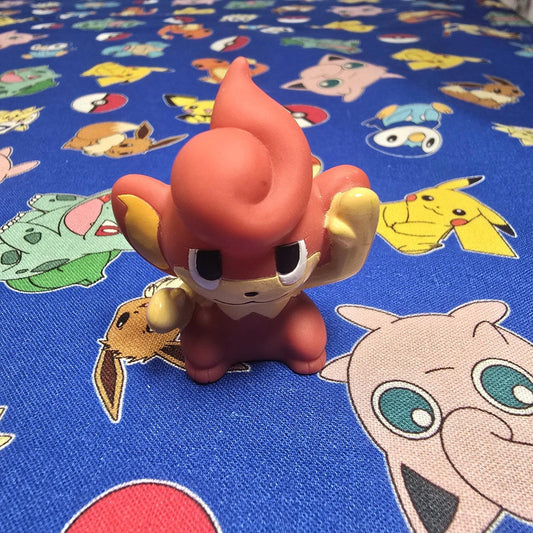 Pokemon Pansear Figure Finger Puppet 2010 Nintendo Bandai PVC Vintage Japan USA