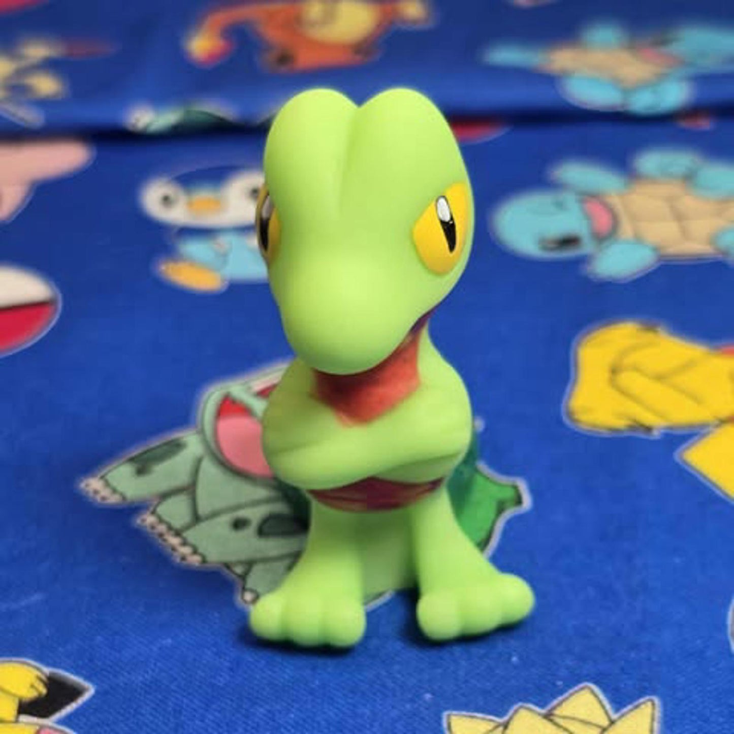 Pokemon Treecko Figure Finger Puppet 2002 Nintendo Bandai PVC Vintage Japan USA