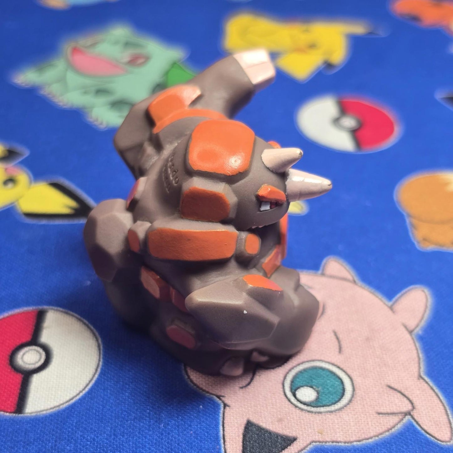 Pokemon Rhyperior Figure Finger Puppet 2008 Nintendo Bandai Japan PVC USA Seller