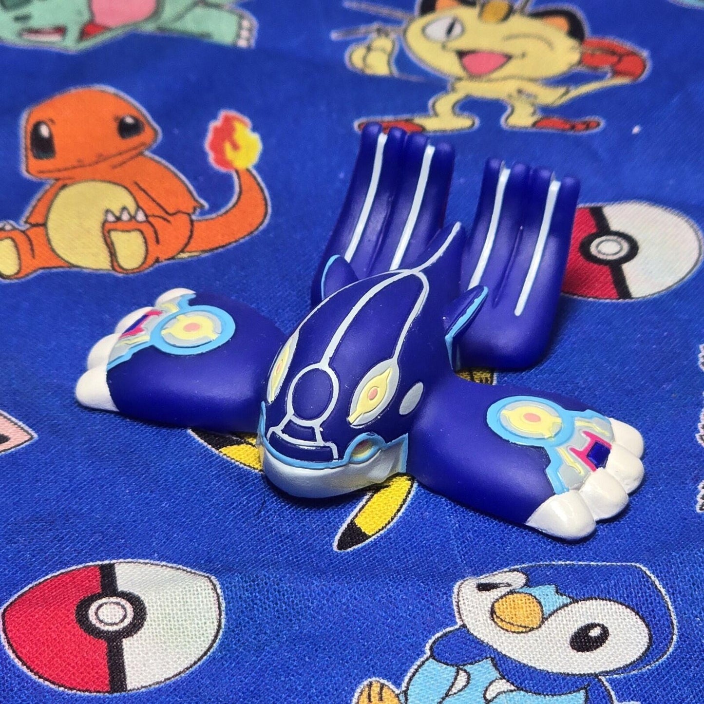 Pokemon Primal Kyogre Figure Finger Puppet 2014 Nintendo Bandai Japan USA Seller