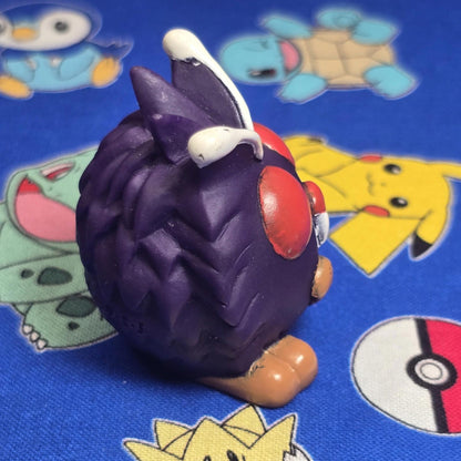 Pokemon Venonat Dark Board Figure Finger Puppet 1997 Bandai Nintendo Vintage US