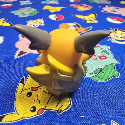 Pokemon Raichu Figure Finger Puppet 2008 Nintendo Bandai PVC Japan USA Seller