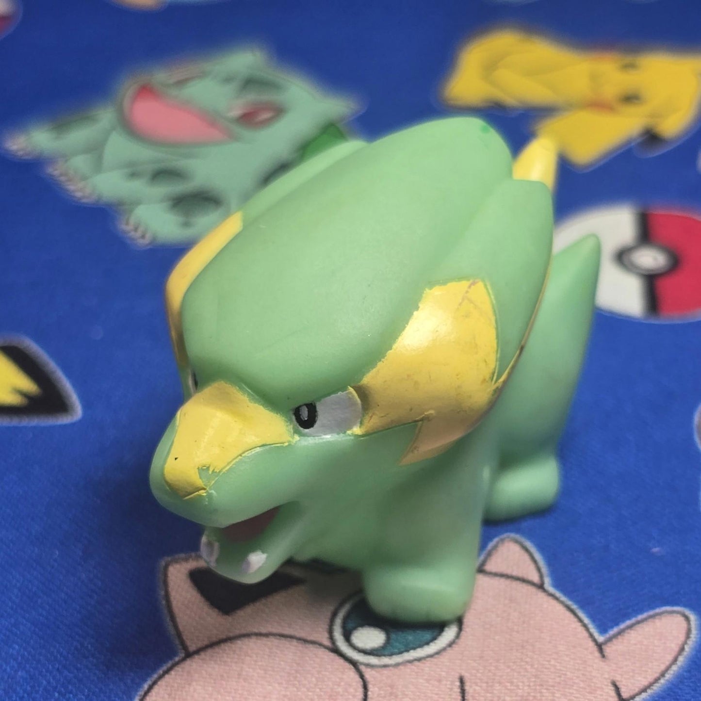 Pokemon Electrike Figure Finger Puppet 2005 Nintendo Bandai PVC Vintage Japan US