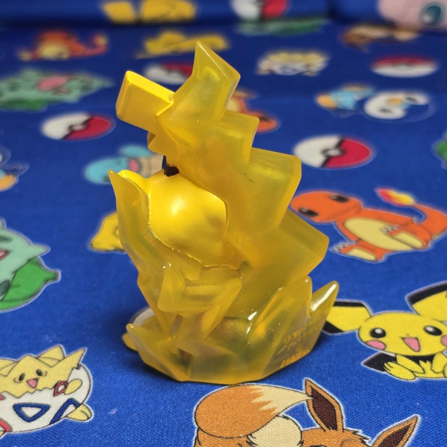 Pokemon Pikachu Thunderbolt Figure Finger Puppet 2021 Nintendo Bandai Japan USA