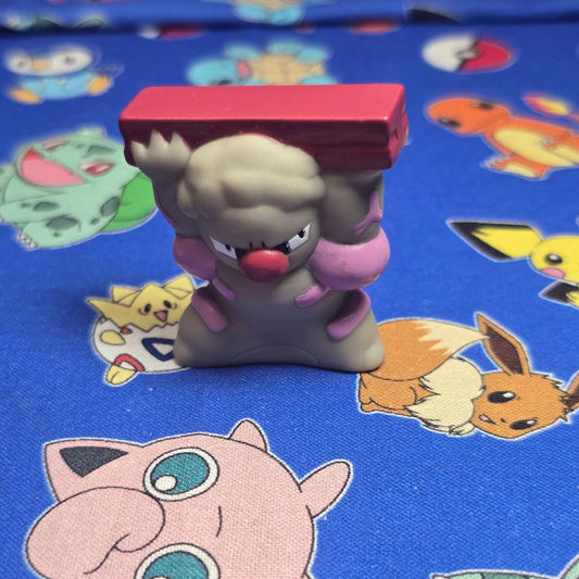 Pokemon Gurdurr Figure Finger Puppet 2011 Nintendo Bandai PVC Japan USA Seller
