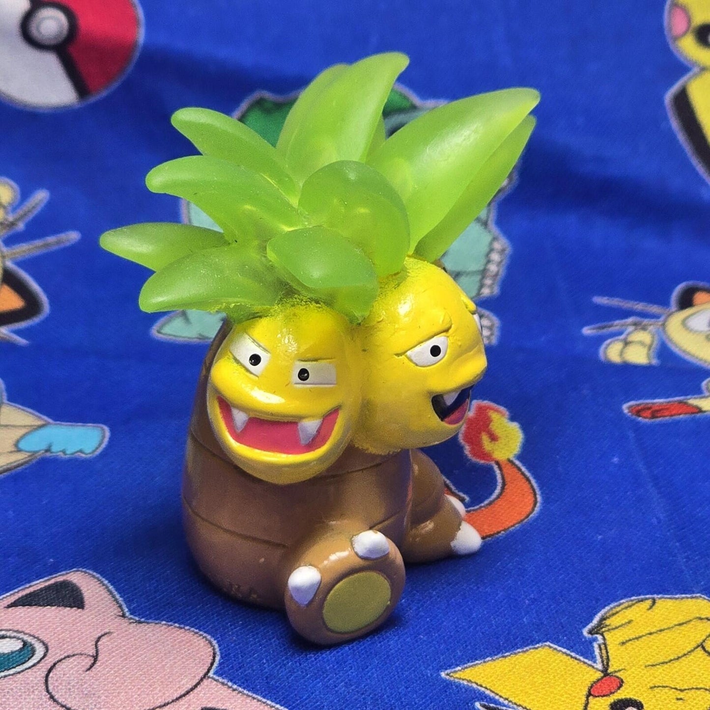 Pokemon Exeggutor Clear Figure Finger Puppet 1997 Bandai Nintendo Vintage Seller
