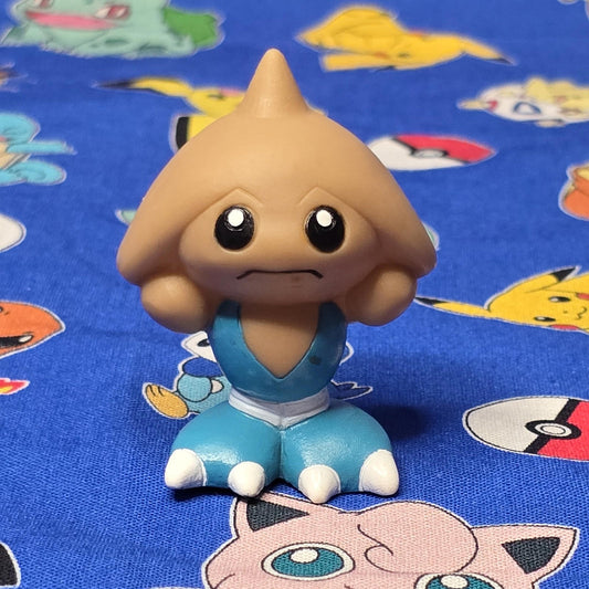 Pokemon Hitmontop Figure Finger Puppet 2000 Nintendo Bandai PVC Japan Vintage US