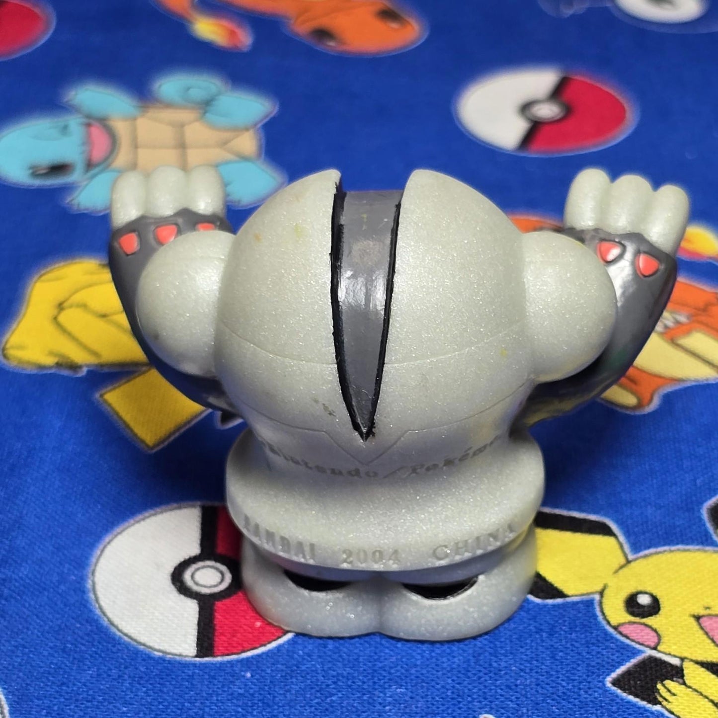 Pokemon Registeel Metallic Figure Finger Puppet 2004 Nintendo Bandai Japan USA