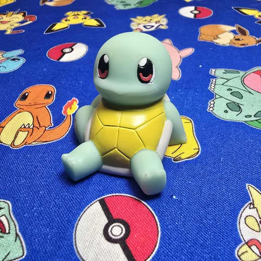 Pokemon Squirtle Figure Finger Puppet 2005 Nintendo Bandai Vintage Japan USA