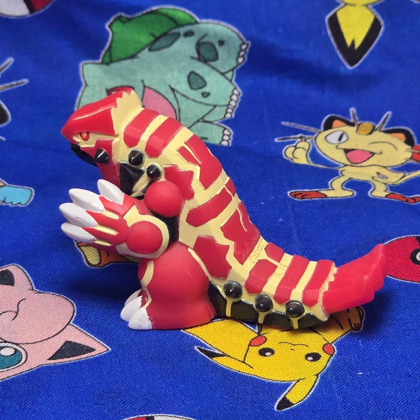 Pokemon Primal Groudon Figure Finger Puppet 2014 Nintendo Bandai Japan US Seller