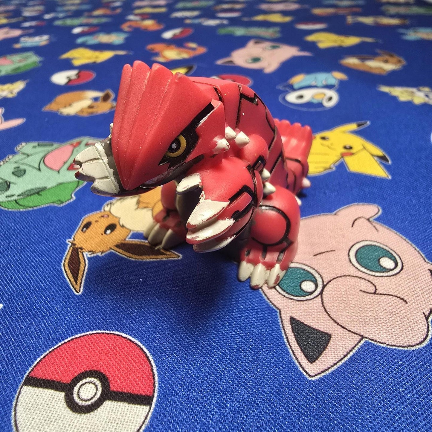 Pokemon Groudon Figure Finger Puppet 2003 Nintendo Bandai PVC Japan US Seller