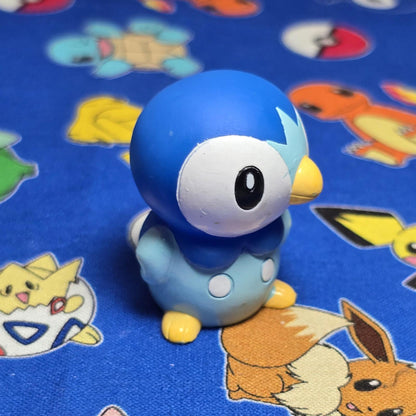 Pokemon Piplup Figure Finger Puppet 2012 Nintendo Bandai PVC Japan USA Seller