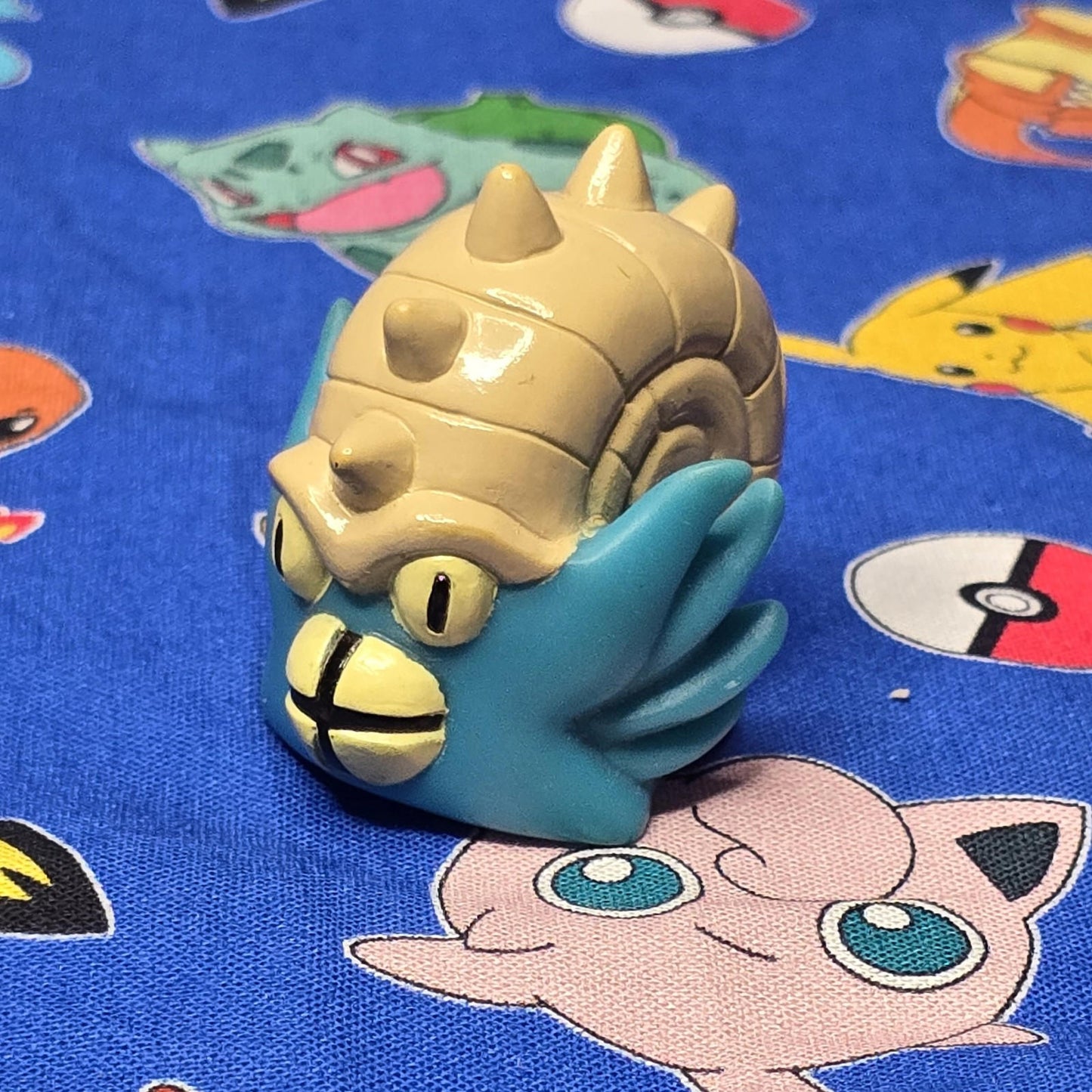 Pokemon Omastar Figure Finger Puppet 1998 Nintendo Bandai PVC Vintage Japan USA