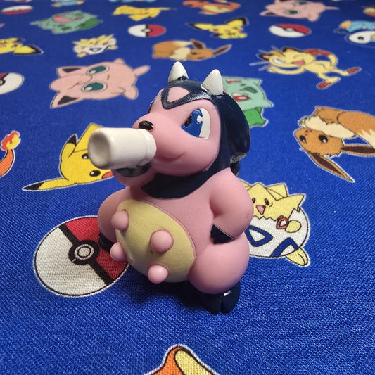 Pokemon Milktank Baby Figure Finger Puppet 2009 Rare Nintendo Bandai Japan USA