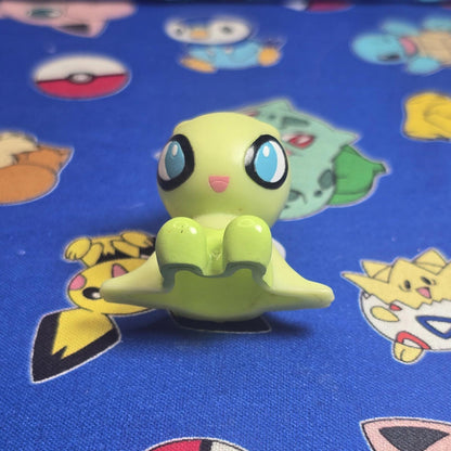 Pokemon Celebi Figure Finger Puppet 2010 Nintendo Bandai PVC Japan USA Seller