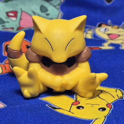 Pokemon Abra Yellow Figure Finger Puppet 1997 Bandai Nintendo Vintage USA Seller