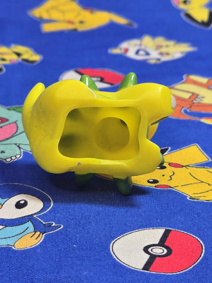 Pokemon Bayleef Figure Finger Puppet 2010 Nintendo Bandai PVC Japan USA Seller