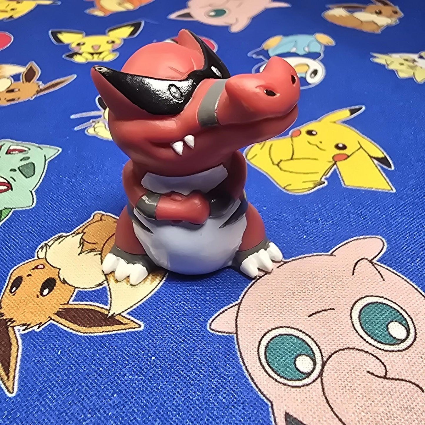 Pokemon Krookodile Figure Finger Puppet 2012 Nintendo Bandai PVC Vintage Japan 2