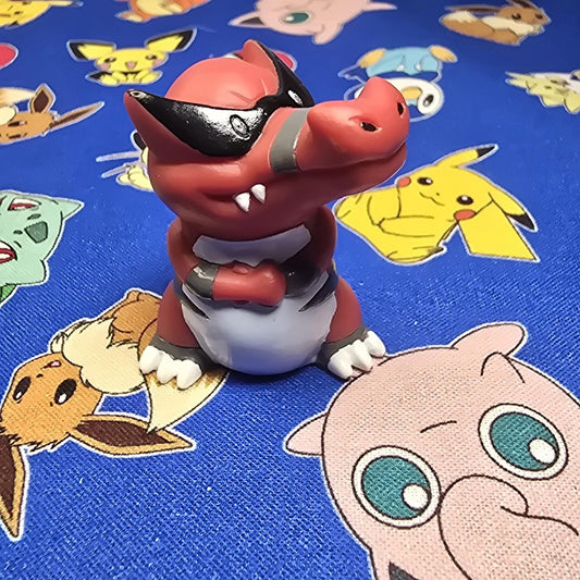 Pokemon Krookodile Figure Finger Puppet 2012 Nintendo Bandai PVC Vintage Japan 2