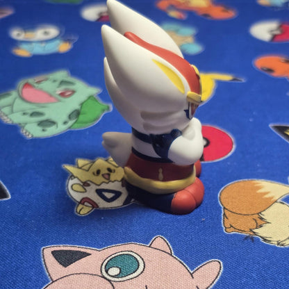 Pokemon Cinderace Figure Finger Puppet 2022 Nintendo Bandai PVC Japan USA Toy