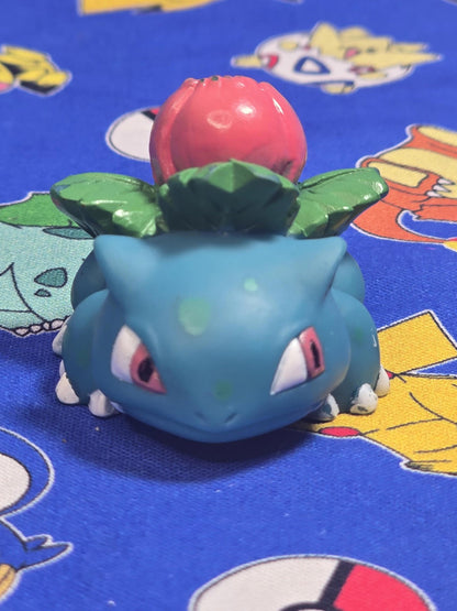 Pokemon Ivysaur Figure Finger Puppet 1997 Nintendo Bandai PVC Vintage Japan USA