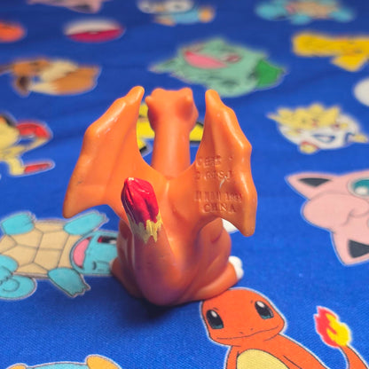 Pokemon Charizard Figure Finger Puppet 1998 Nintendo Bandai Vintage Japan USA
